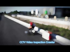 Máy ảnh độ nét cao CCTV Pipe Crawler với chiều dài cáp 130m bền
