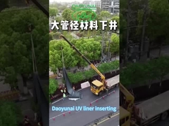 Sợi UV tăng cường CIPP Lớp lót được làm cứng tại chỗ