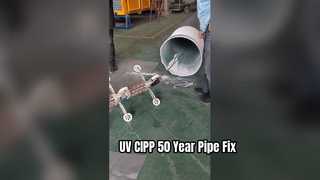 Giải pháp sửa chữa đường ống UV CIPP 50 năm