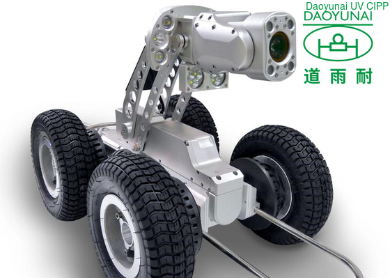 Máy ảnh kiểm tra ống nước mưa tự động Cctv Pipe Crawler Plus